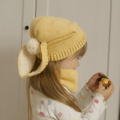 Gemma bunny hat and cowl