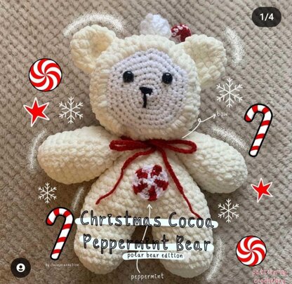 Christmas Peppermint Bear