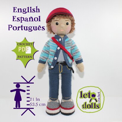 Easy crochet dress for dolls (portuguese/spanish) 