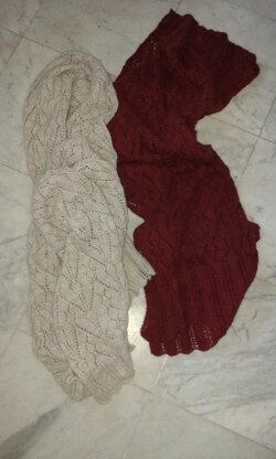 Knitted Alpaca Lace Scarf