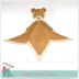 Lovey Blanket Bear Security Blanket Teddy