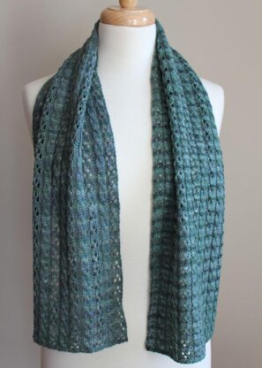 Cables & Lace Scarf