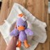 Crochet duck pattern lovey cuddler Amigurumi pattern  cute duck pattern, PDF tutotial