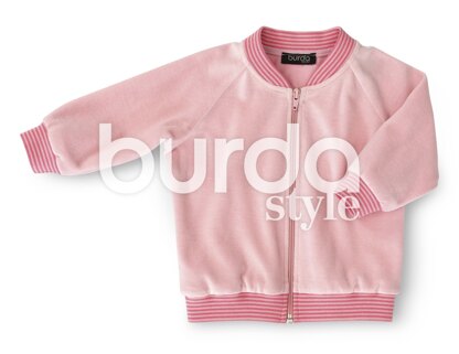 Burda Style Baby's Jogging Suit B9349 - Paper Pattern, Size 6M-3