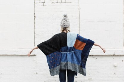 Shades of Indigo Poncho