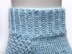 Blue Raspberry Socks - Cuff Down (DK)