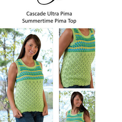 Summer Tank Top in Cascade Ultra Pima - DK216