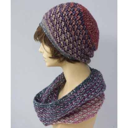 Color Work Hat and Cowl