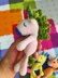 Amigurumi Unicorn Keychain