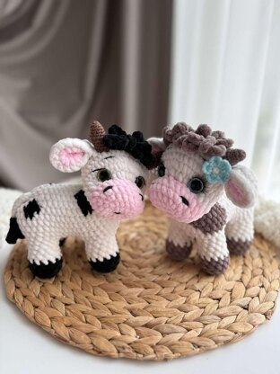 Plush cow toy