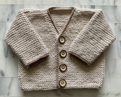 Sweet little baby cardigan