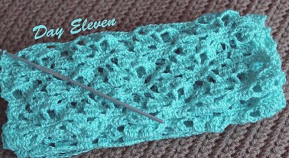 Summer Scarf with Lace Pattern