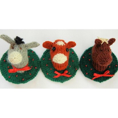 Christmas Donkey, Cow and Horse