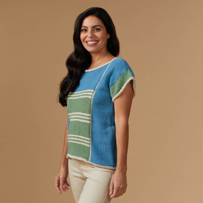 1309 Nashira - Jumper Knitting Pattern for Women in Valley Yarns Montague