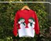 P117 Snowmen Motif Jumper