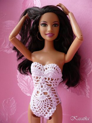 DIY Crochet Barbie Corset