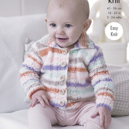 Cardigan, Gilet & Sweaters in King Cole DK - 4550 - Downloadable PDF