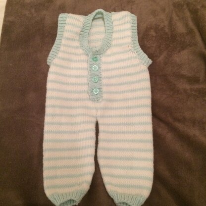 FREE Cloudborn Fibers Baby Stripe Dungarees