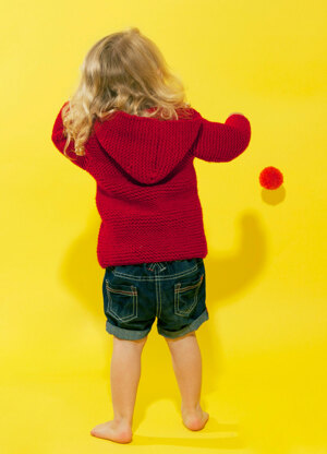 "Rainy Day Overcoat" - Coat Knitting Pattern in Paintbox Yarns Simply Chunky - Chunky-Kid-001