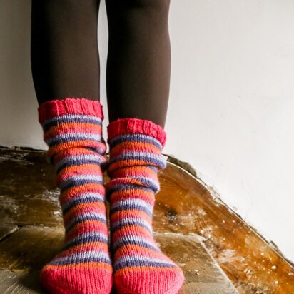 Slouchy Stripes Boot Socks