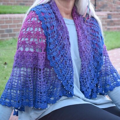 Hooked for Life Summer of Love Shawl PDF