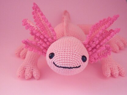 JULIO THE AXOLOTL - Crochet Pattern/amigurumi