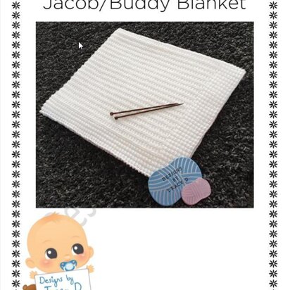 Baby blanket knitting pattern Jacob-Buddy