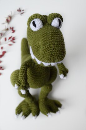 Crochet Dinosaur, AmigurumiDino T-rex