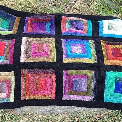 Noro Log Cabin Afghan