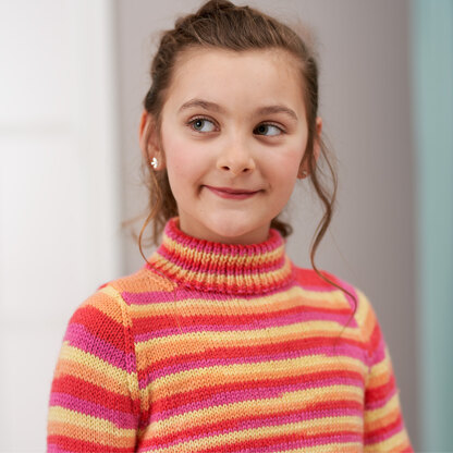 Hide & Seek Jumper in West Yorkshire Spinners Bo Peep Luxury Baby DK - DBP0223 - Downloadable PDF