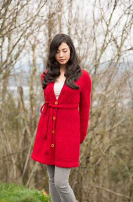 Harvest Sweater Coat in Imperial Yarn Erin - PC46-D