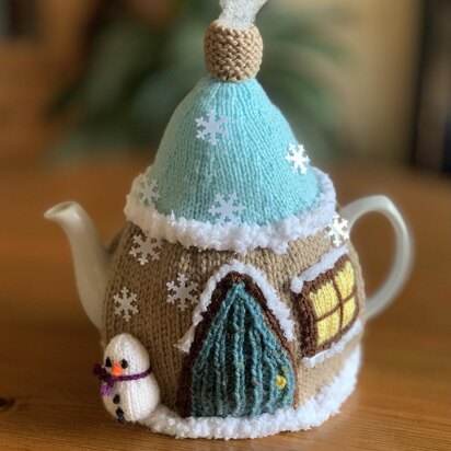 Winter Fairy House Tea Cosy