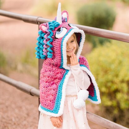 Unicorn Hooded Capelet