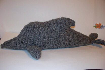 Plush Dolphin Pillow