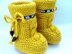 Baby Uggs Baby Booties Hans Pattern by Elena Mitchell