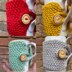 Bushrangers Coffee Cozy by Staceysknitwits