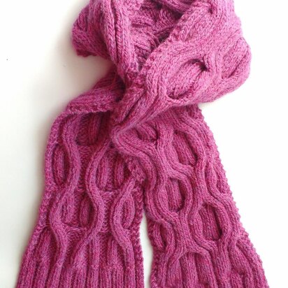 Chunky Cable Scarf