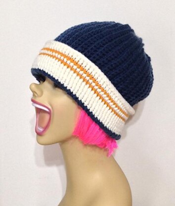 Reversible Mock-Rib Toque