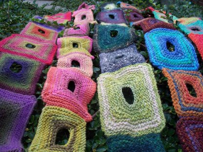 Holey Squares Scarf