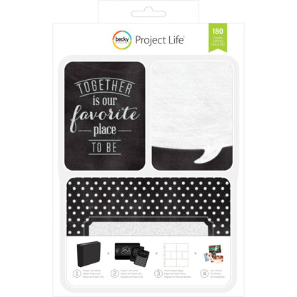 American Crafts Project Life Card Kit 180/Pkg - Good Times
