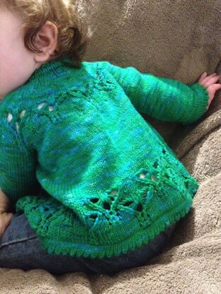 Damselfly baby cardi