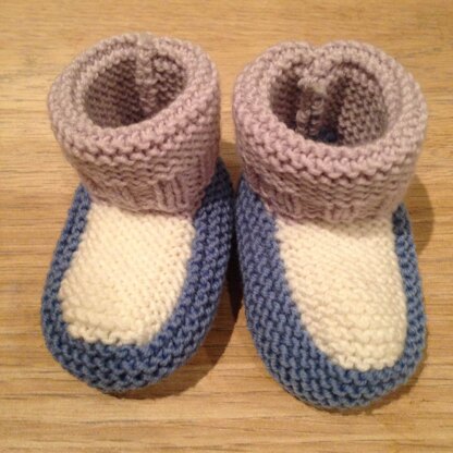 Baby Booties for baby Miles