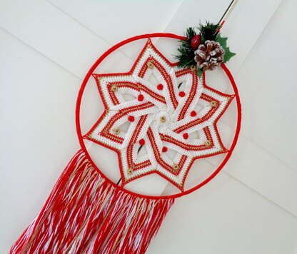 Christmas Star Dream Catcher