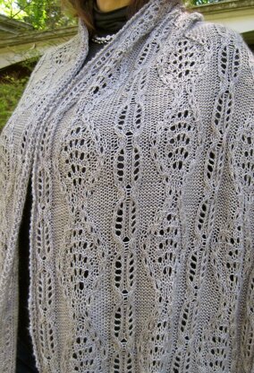 Sanda Cable Lace Shawl