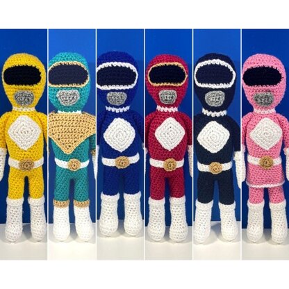 6 Power Ranger Crochet Patterns