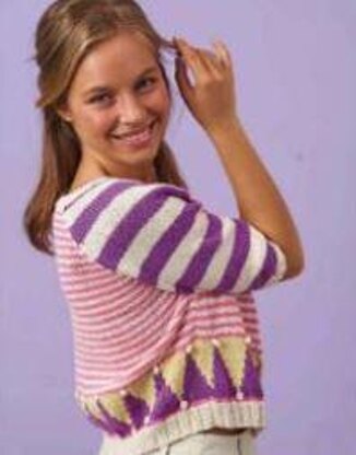 Stripes and Border Jumper