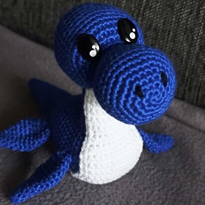 Crochet Pattern Amigurumi Dino Nessie!