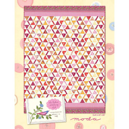 Moda Fabrics The Ladies Stitching Club Quilt - Downloadable PDF