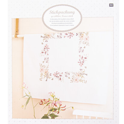 Rico Bird Tablecloth Embroidery Kit