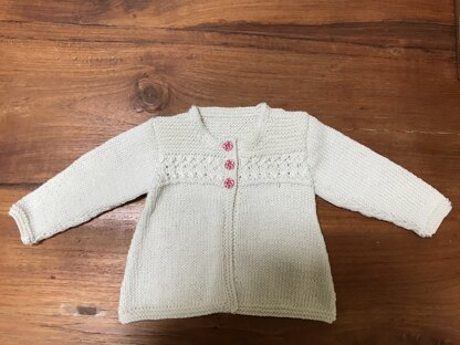 Cardigan for my friend's baby girl